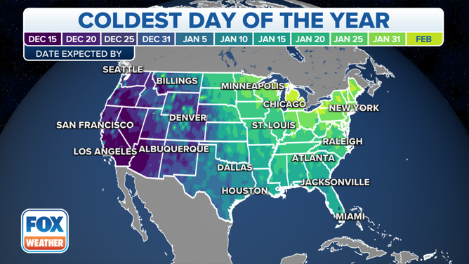 NOAA Finds 'small But Noticeable Shift' In Coldest Time Of Year For ...