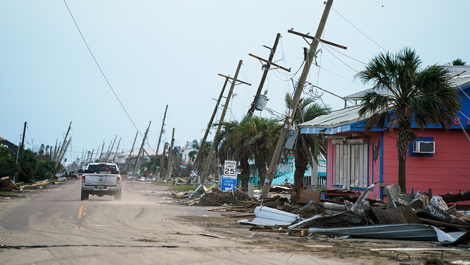 Grand Isle Louisiana after Hurricane Idea in September 2021