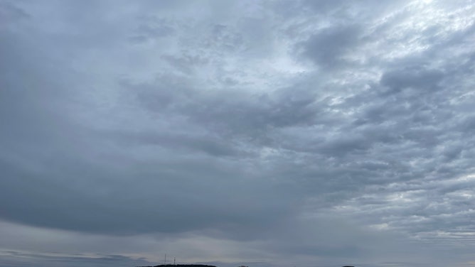 The sky above Kerrville, Texas on Thursday, Jan. 20, 2022.