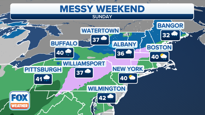 Forecast for Sunday, Jan. 9, 2022.