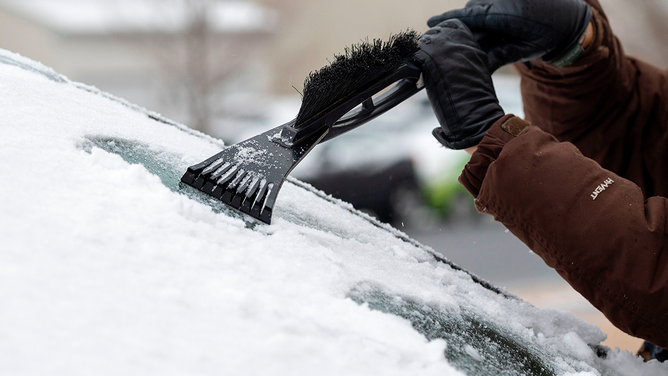 How to Safely Brush Snow Off Your Car