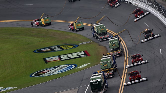 NASCAR uses specialty track-drying technology to rid the rain from