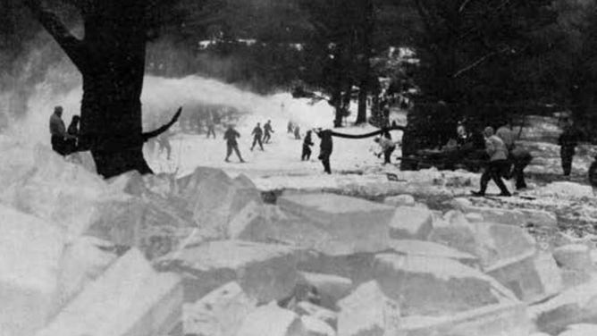 Ski area's tower guns elevate man-made snow