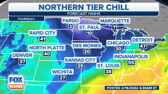 Eastern US Begins To Warm Up While Cold Air Returns To The West | Fox ...