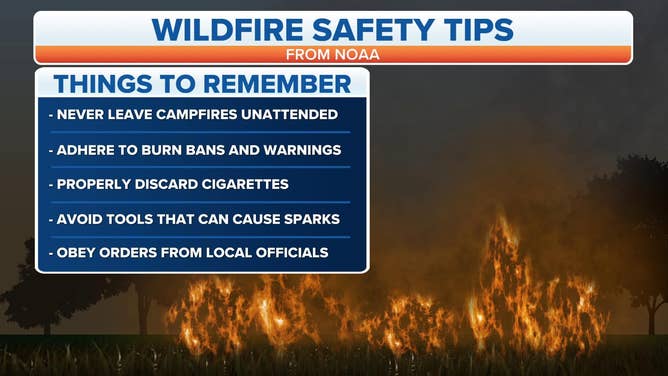 Wildfire safety tips