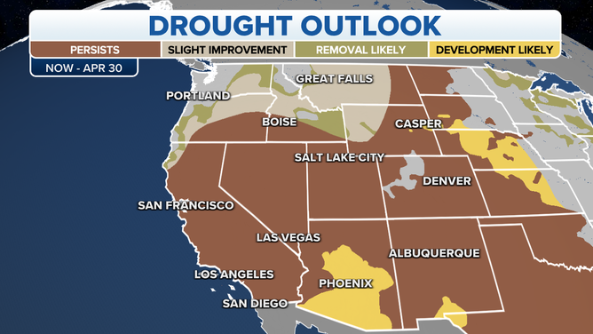 West Seasonal Drought Outlook