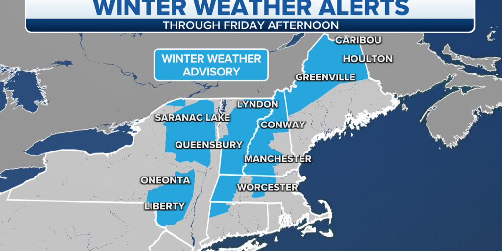 Snow and ice return to upper Midwest, interior Northeast into Thursday ...