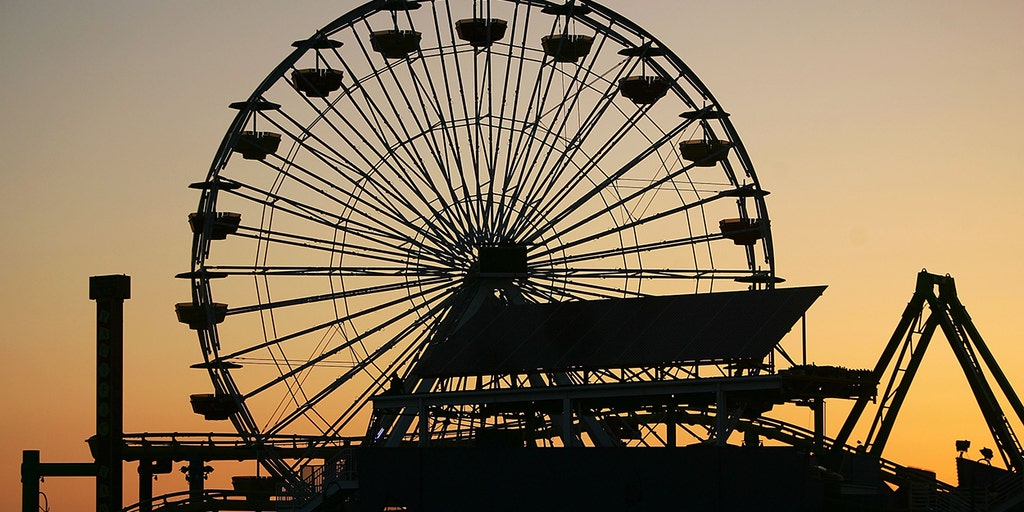 The Ferris Wheel by the Brushfire Grill at Comerica Park -…