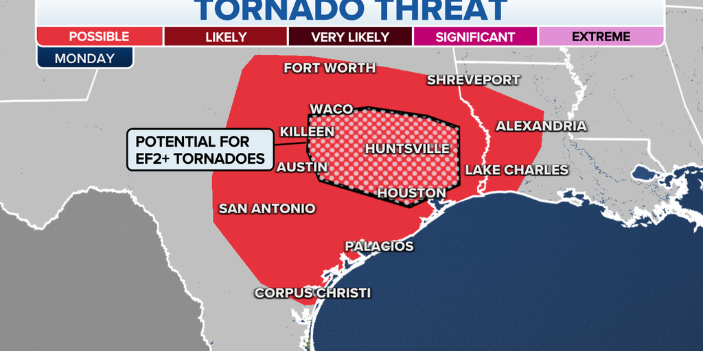 Multiday Severe Weather Outbreak Including Tornadoes Possible In