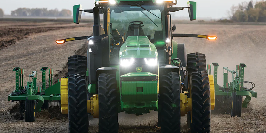 Less land, labor fuel need for John Deere's self-driving tractor