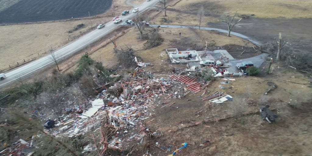 Drone Video, Pictures Show Deadly Iowa Tornado And Its Aftermath | Fox