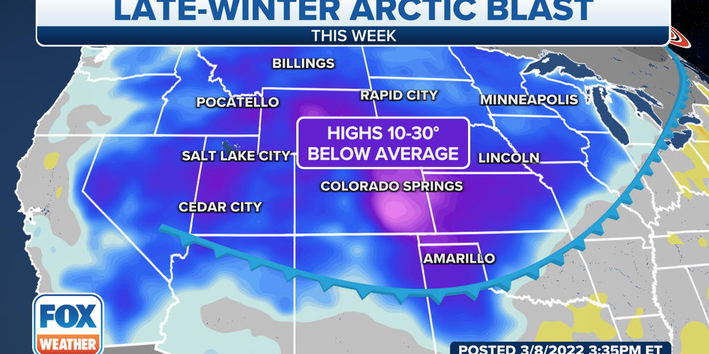 Blast of arctic air a reminder winter isn't over for the Rockies ...