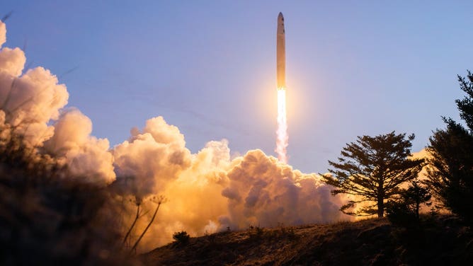 Astra's rocket launches from Kodiak, Alaska on March 15, 2022.