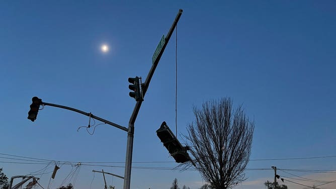 Damages in St. Bernard Parish, Louisiana after a tornado touched down on March 22, 2022. (Image: Mitti Hicks/FOX Weather)