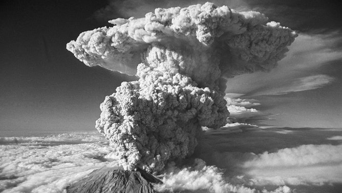 Mt. St. Helens Erupting