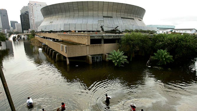 New Orleans during Hurricane Katrina 2005