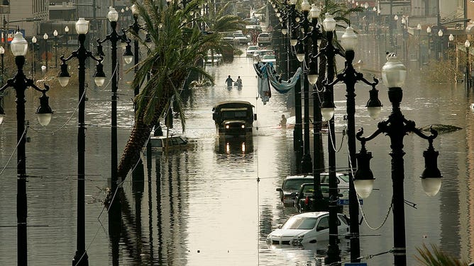 New Orleans during Hurricane Katrina 2005
