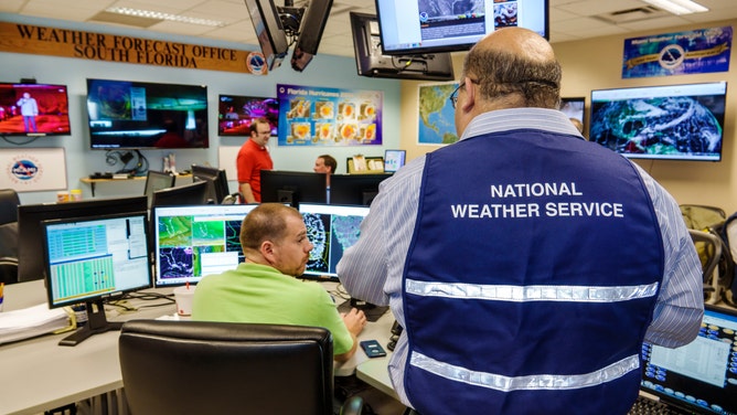 The National Weather Service forecast office in south Florida.