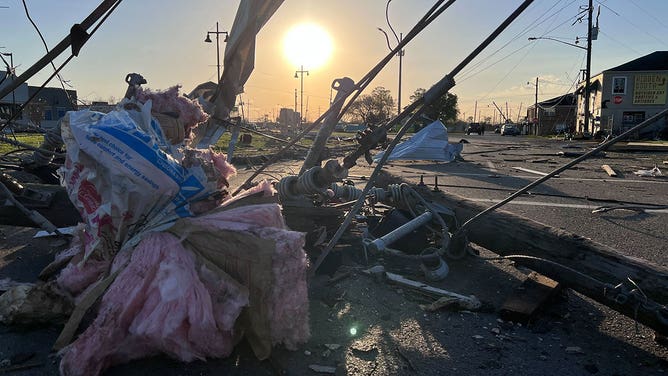 Arabi, Louisiana tornado damage 3-23-22