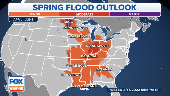 Spring flood outlook 3/17/22