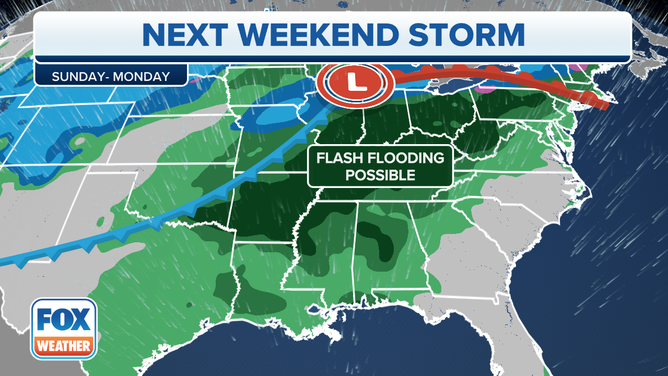 Weekend Flash Flood Setup