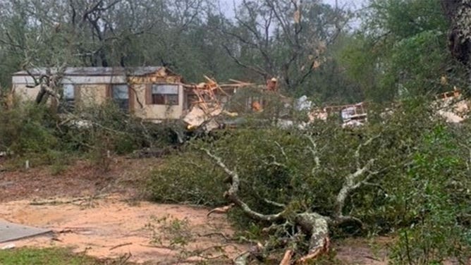 Storm damage in Florida 3/18/22