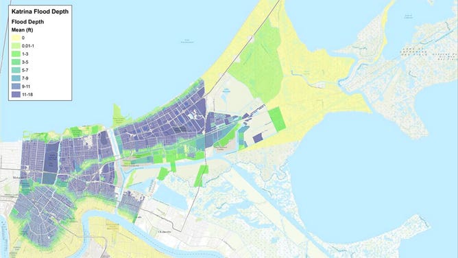 Hurricane Katrina Flood Depth