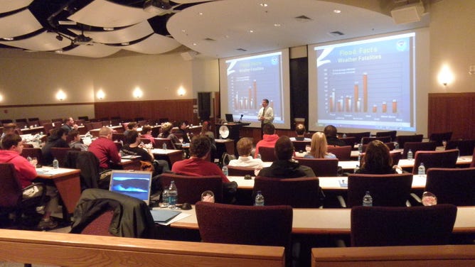 An in-person SKYWARN Storm Spotter class.