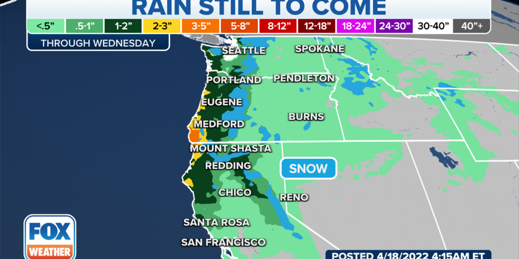 Storm system to bring rain, mountain snow to the Northwest | Fox Weather