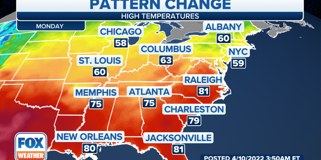 Weather In Memphis Christmas 2022 What Happened To Spring? It's On The Way Eastern Us