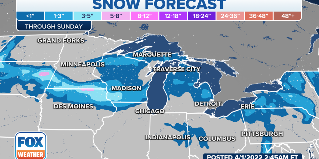 Rain And Snow To Make For Unsettled Weekend In Plains, Midwest ...