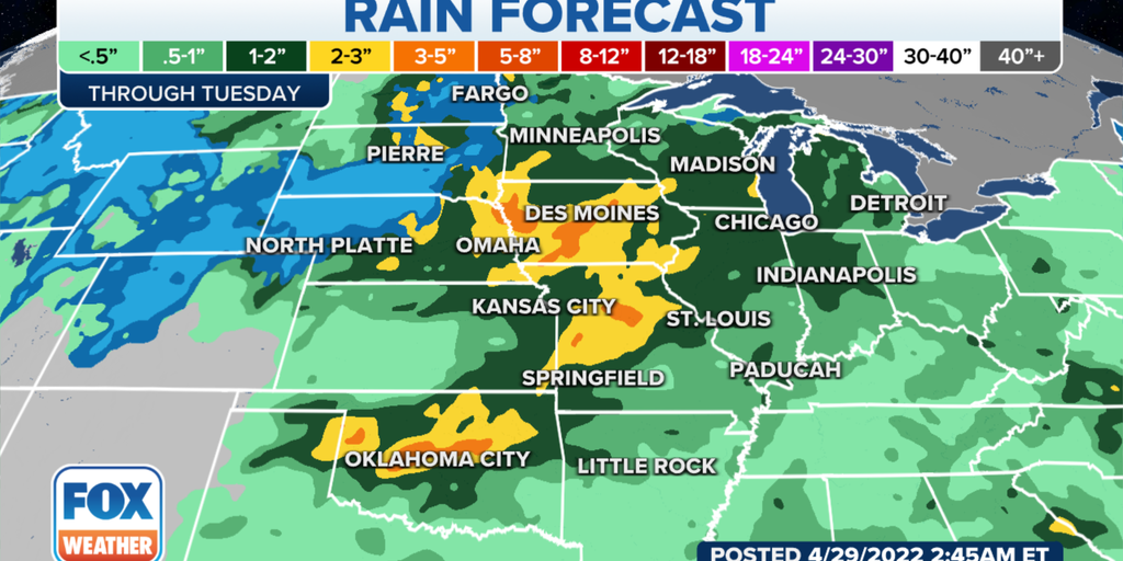 Central US braces for multiday heavy rain threat that could cause flash ...