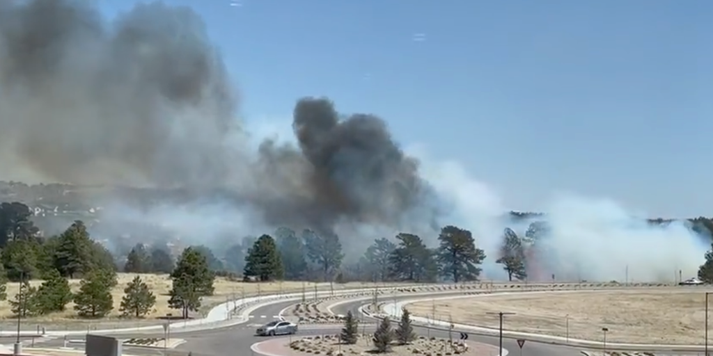 Fast-moving Colorado Springs Wildfire Prompts Evacuations | Fox Weather