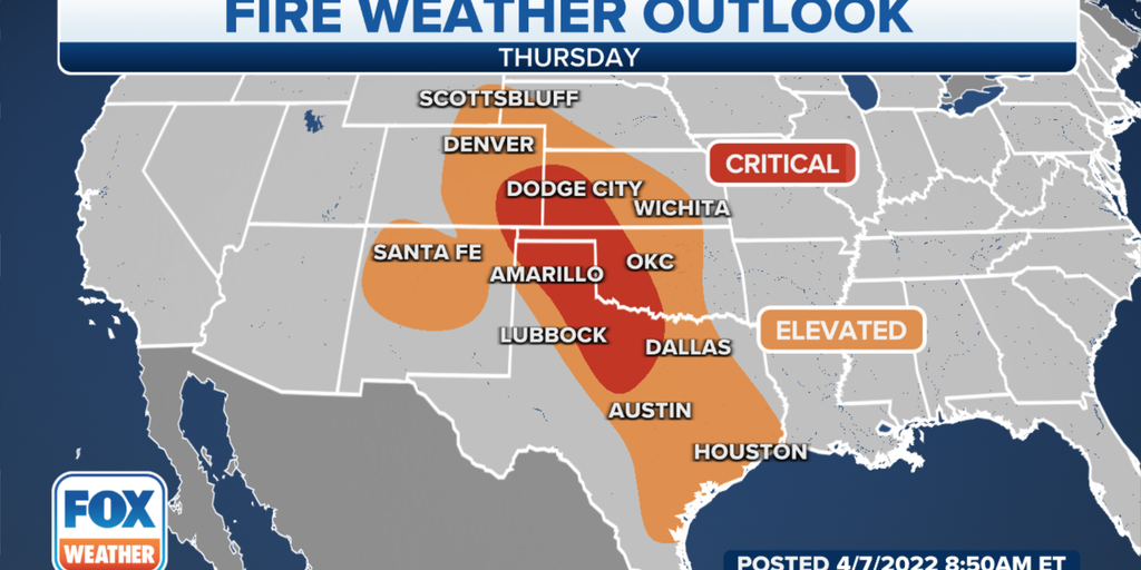 Another day of high winds fueling critical fire weather conditions in ...