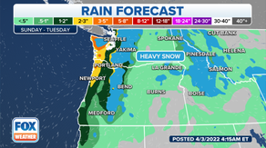 Another storm system to bring rain, snow, wind to Pacific Northwest starting Sunday