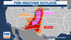Damaging winds fuel 'potentially catastrophic' fire weather Friday from New Mexico to Colorado