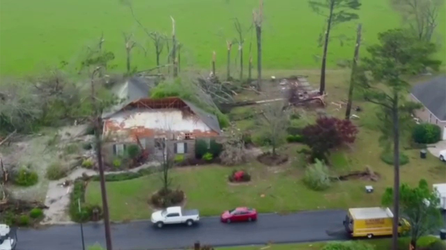 Videos show roofs blown off homes, trees down after another severe weather outbreak in the South