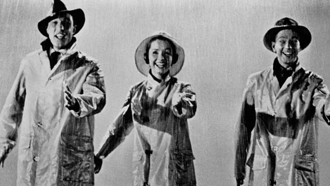 Gene Kelly, Debbie Reynolds and Donald O'Connor in "Singin' in the Rain".