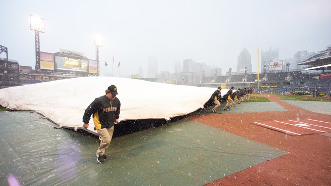 Local company makes MLB rain tarps