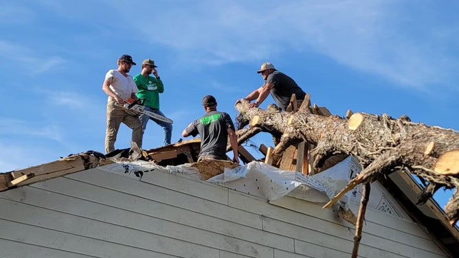 The Cajun Navy responding to tornado recovery efforts. (Image credit: Stacy Parker/Cajun Navy)