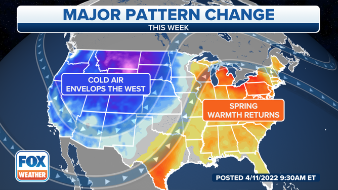 Roller-coaster Weather Pattern Bringing Record Cold To The West, Warm ...