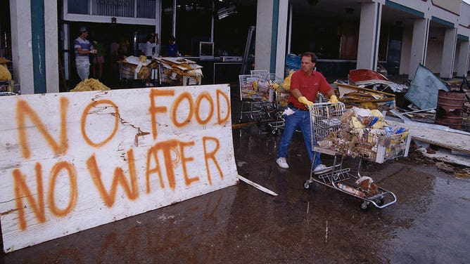 Aftermath of Hurricane Andrew