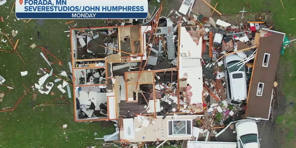 Tornadoes tear swath of damage across Minnesota on Monday in Midwest
