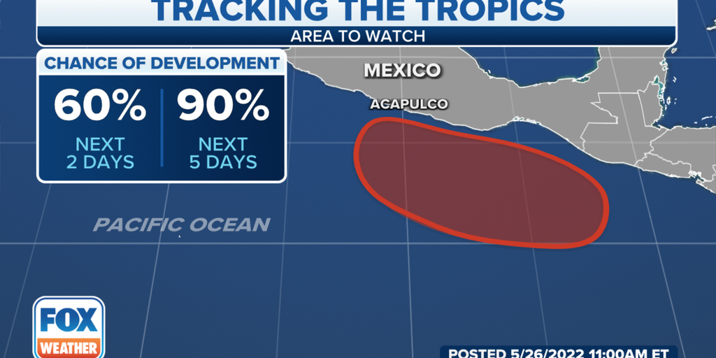 First Named Storm Of Eastern Pacific Hurricane Season Likely To Develop ...