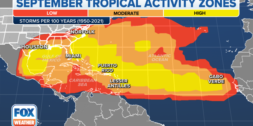 Atlantic Hurricane Season Reaches Climatological Peak Sept. 10 | Fox ...