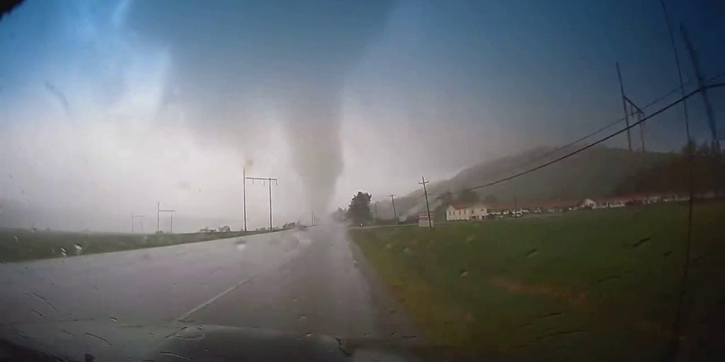 Tornado captured on video twisting through New Hampshire town | Fox Weather