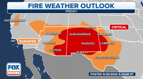 Gusty winds, heat escalate fire conditions across Southwest