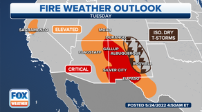 Fire threat increases in the Southwest as wildfires continue to scorch the landscape