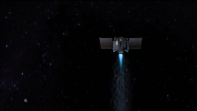 OSIRIS-REx (Image: NASA/University of Arizona)