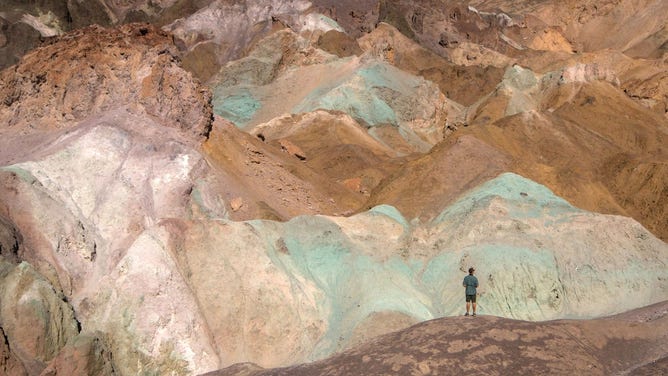 The Artist's Palette in Death Valley National Park was among the filming locations for 'Star Wars.' (Image: NPS)